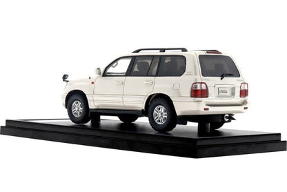 HS439WH Hi-Story 1:43 Toyota LAND CRUISER CYGNUS (2001) White Pearl Mica