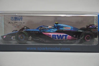 S8925 Spark 1:43 Alpine A523 #10 BWT Alpine F1 Team 3rd place Dutch GP 2023 P. Gasly with pit board