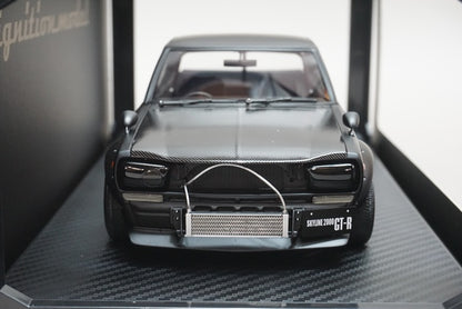 1:18 ignition model IG2021 Nissan Skyline 2000 GT-R (KPGC10) Matte Black