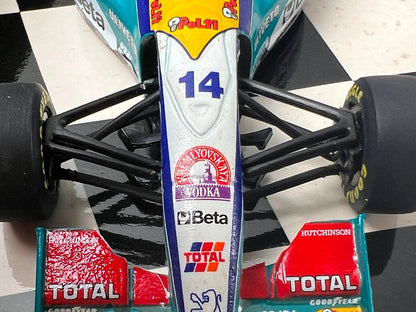 1:43 MINICHAMPS 430950014 Jordan Peugeot EJR 195 #14 R.Barrichello model car