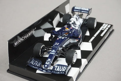 1:43 MINICHAMPS 417210722 Scuderia Alfatauri Honda AT2 Azerbaijan GP 2021 Y.Tsunoda #22