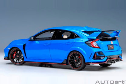 73224 AUTOart 1:18 Honda Civic Type R (FK8) 2021 Racing Blue Pearl