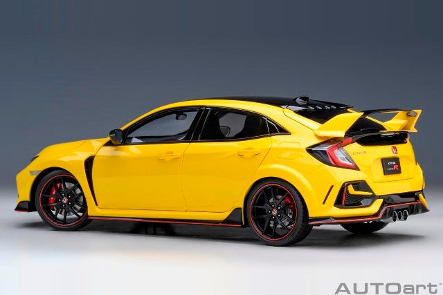 73225 AUTOart 1:18 Honda Civic Type R (FK8) Limited Edition Sunlight Yellow II