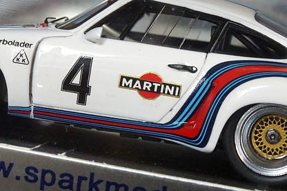 1:43 SPARK S3451 Porsche 935 Mugello 6h 1976 Winner #4 MARTINI