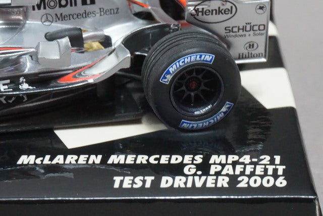 1:43 MINICHAMPS 530064344 McLaren Mercedes MP4-21 2006 G.Paffett