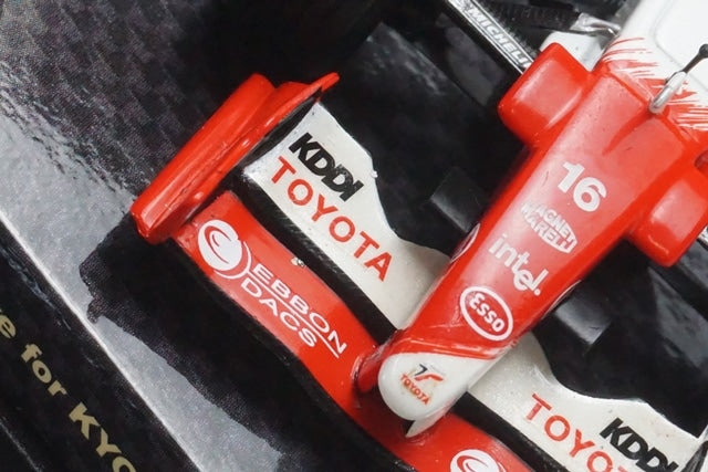 1:43 MINICHAMPS 403050116 KYOSHO Panasonic Toyota Racing TF105 J. Trulli #16 model car