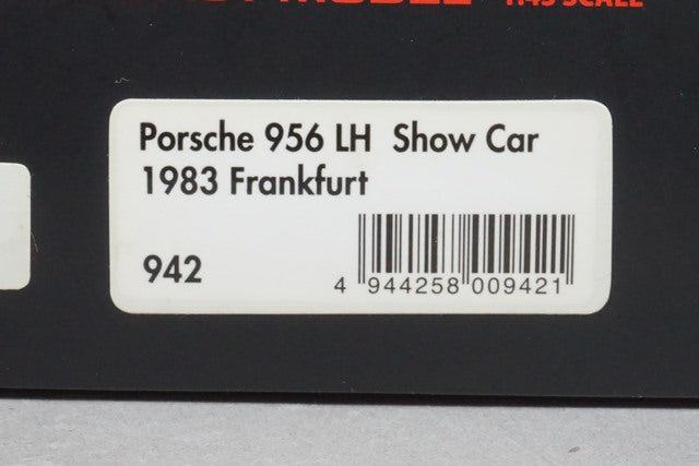 1:43 HPI 942 Porsche 956 LH Show Car Frankfurt 1983