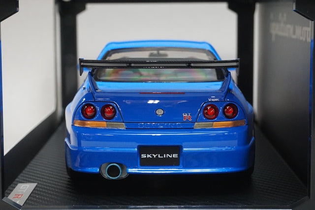 1:18 ignition model IG2780 Nissan Skyline GT-R (BCNR33) Blue