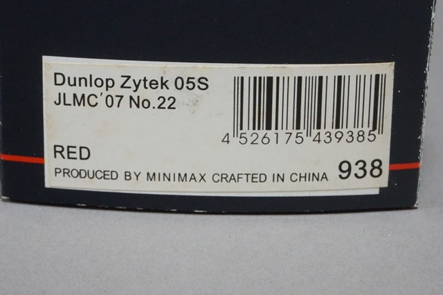 1:43 EBBRO 43938 Dunlop Zytec 05S JLMC 2007 #22