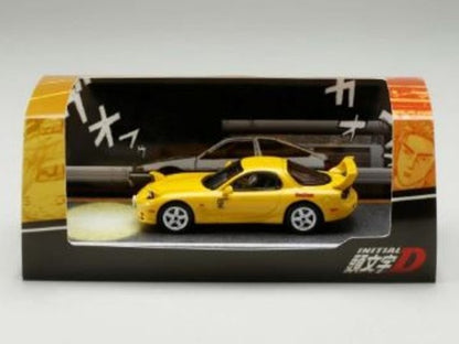 HJ645007DA Hobby JAPAN 1:64 Mazda MAZDA RX-7 (FD3S) RED SUNS / Initial D VS Takumi Fujiwara with Keisuke Takahashi Driver Figure