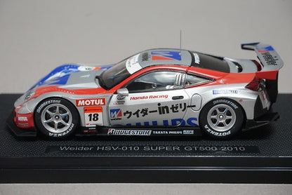 1:43 EBBRO 44326 Honda Weider HSV-010 Super GT500 2010 #18