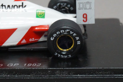 1:43 SPARK S3983 Footwork FA13 Monaco GP 1992 M.Alboreto #9