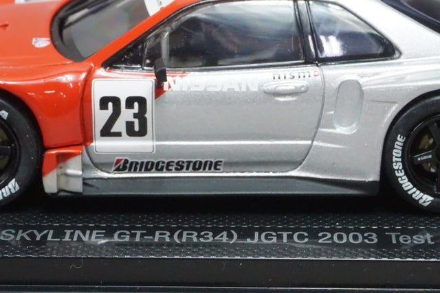 1:43 EBBRO P415 Nissan Skyline GT-R (R34) JGTC 2003 Test Car #23