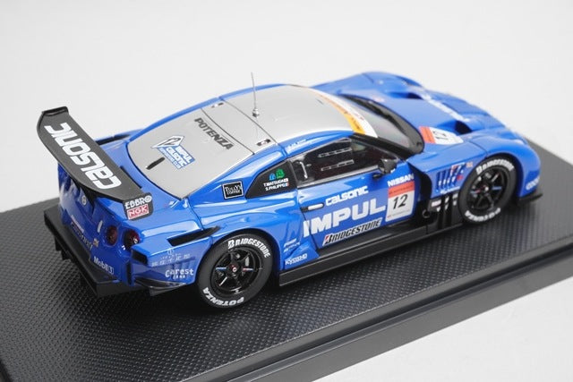 1:43 EBBRO 44233 IMPUL Calsonic GT-R Super GT500 2009 Rd.7 Fuji #12 model car
