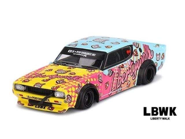 MC185-KE TSM MINI-GT 1:64 Nissan Skyline Kenmeri Liberty Walk KUMA *LBWK exclusive blister pack