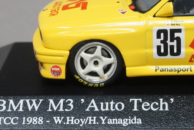 1:43 MINICHAMPS 433882035 KYOSHO Custom BMW M3 Autotech JTCC 1988 #35