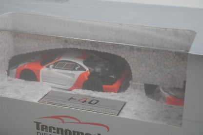 TM64-01C Tecnomodel 1:64 Ferrari F40 LM 1996 Red White w/Black Wheels