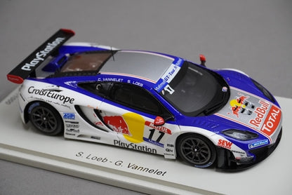 1:43 SPARK SF067 McLaren MP4-12C French GT Tour 2012 #17 model car