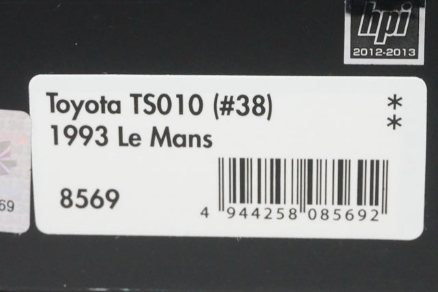 1:43 HPI 8569 Toyota TS010 LM 1993 #38