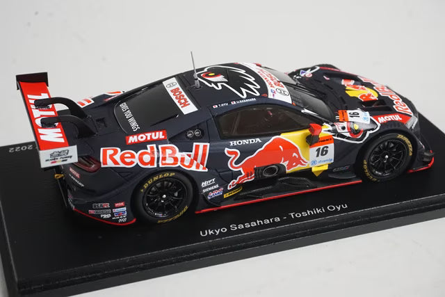 1:43 SPARK SGT025 Honda Red Bull MOTUL MUGEN NSX-GT GT500 Super GT 2022 #16
