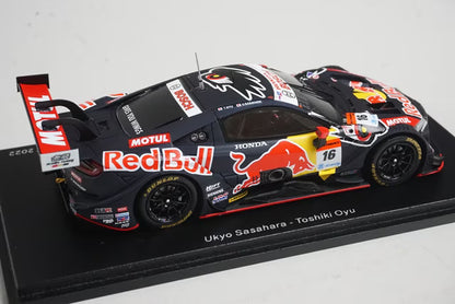 1:43 SPARK SGT025 Honda Red Bull MOTUL MUGEN NSX-GT GT500 Super GT 2022 #16