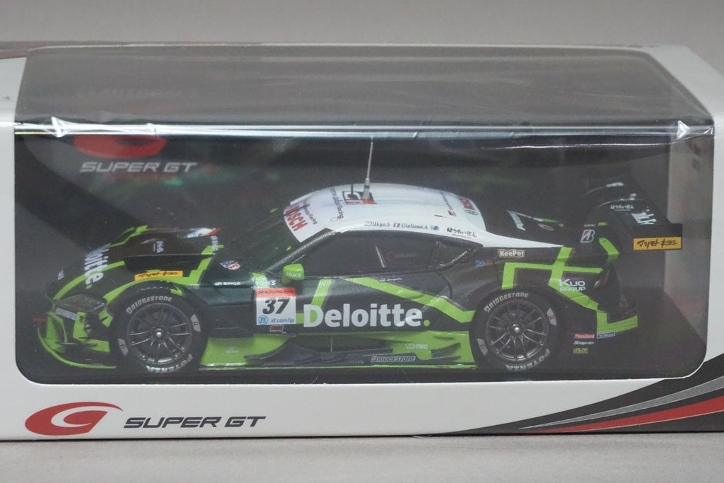 1:43 SPARK SGT061 Deloitte TOM'S GR Supra GT500 Super GT 2023 #37