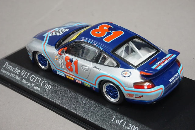 1:43 MINICHAMPS 400036981 Porsche 911 GT3 Cup Daytona 250 2003 #81