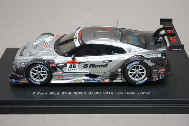 1:43 EBBRO 45102 S Road Mora GT-R Super GT500 2014 Lowdown Force #46