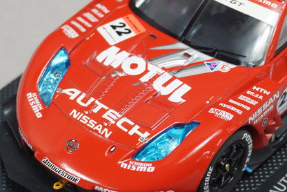 1:43 EBBRO 43958 Nissan MOTUL AUTECH Z SUPER GT 2007 Late Model #22