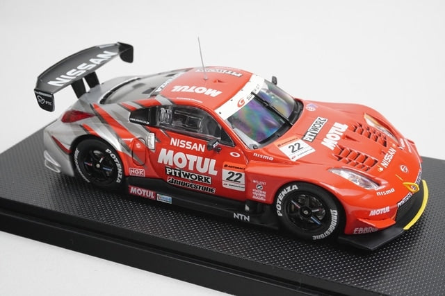 1:43 EBBRO 43688 Nissan MOTUL Pit Work Z SUPER GT500 2005 #22 model car