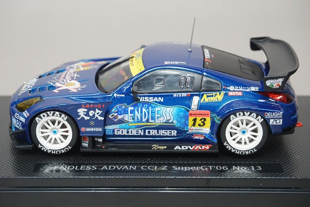 1:43 EBBRO 43814 Nissan Endless ADVAN CCI Z Super GT 2006 #13