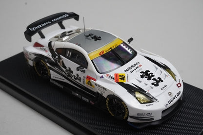 1:43 EBBRO 43924 HOUZAN DUNLOP Z Super GT 2007 #46 model car