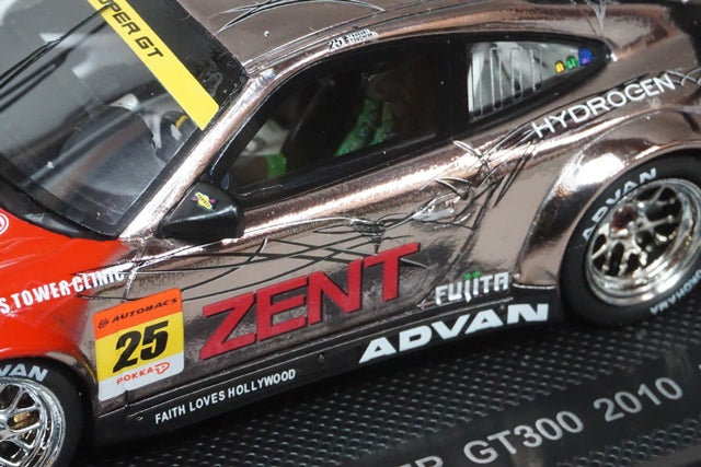 1:43 EBBRO 44430 Porsche ZENT RSR Super GT300 2010 #25