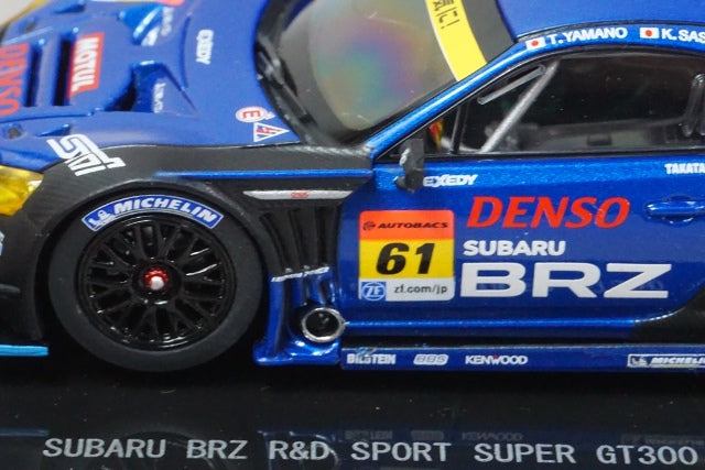 1:43 EBBRO 44947 Subaru BRZ R&D Sports Super GT300 Okayama Test 2013 #61