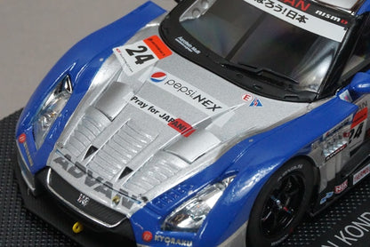 1:43 EBBRO 44543 Nissan ADVAN KONDO GT-R Super GT500 Fuji 2011 #24