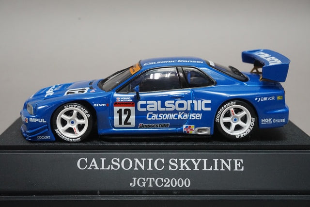 1:43 EBBRO 43140 Nissan CALSONIC SKYLINE JGTC 2000 #12