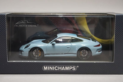 1:43 MINICHAMPS 413066268 ALMOST REAL Special Order Porsche 911 R 2016 Blue