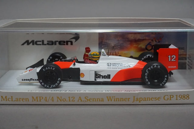 1:43 SPARK SCS229 Honda McLaren MP4/4 Japan GP Winner 1988 A.Senna #12 SUZUKA CIRCUIT LIMITED