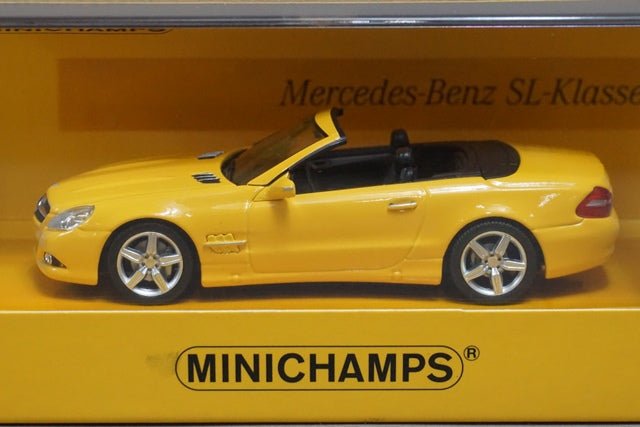 1:43 MINICHAMPS 436037530 Mercedes-Benz SL-Klasse (R230) 2008 Linea Giallo No.3