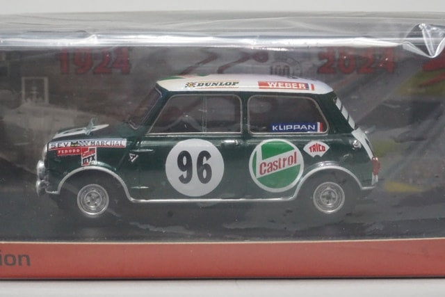 100SPA04 Spark 1:43 Mini BMC Cooper 1000 S 24H Spa 1969 J. Vernaeve - C. Baker #96