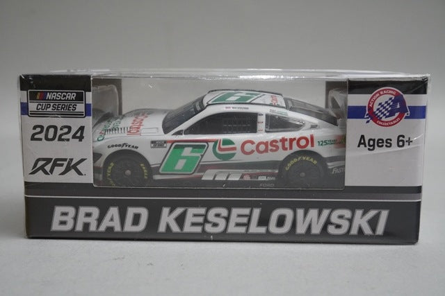 LR301978 Lionel Racing 1:64 Ford Foil Castrol 125 Years Forward 2024 Mustang Brad Keselowski #6