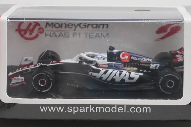 Y379 Spark Sparky 1:64 MoneyGram Haas F1 Team VF24 #27 2024 N. Hulkenberg