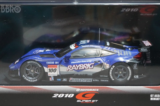 1:43 EBBRO 44328 Honda RAYBRIG HSV-010 Super GT500 2010 #100