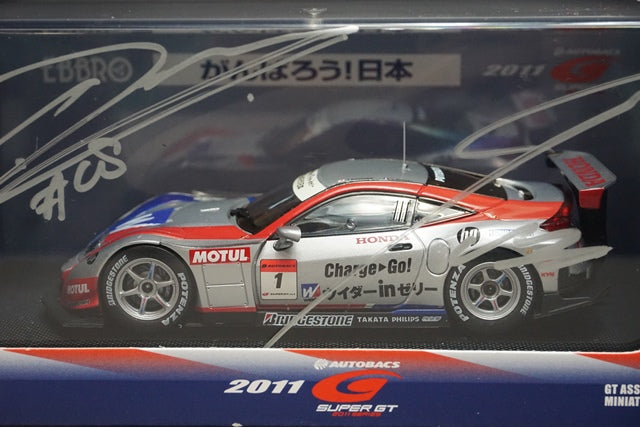 1:43 EBBRO 44545 Honda Weider HSV-010 Super GT500 Rd.2 Fuji 2011 #1