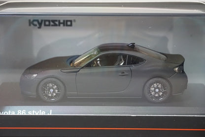 1:43 KYOSHO R43001MKB Toyota 86 Stylist J Matte Black