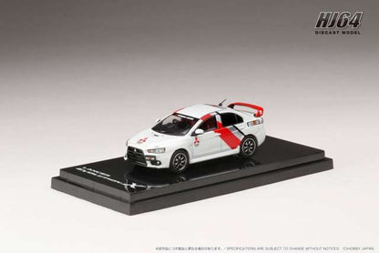 HJ644053RA Hobby Japan 1:64 Mitsubishi LANCER EVOLUTION ‡] RALLIART COLOR WHITE