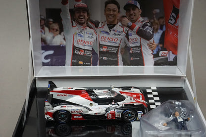 1:43 SPARK TY13143WM Toyota TS050 Hybrid 24h LM Winner 2018 #8 GAZOO Racing