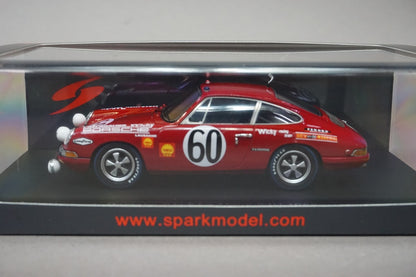 1:43 SPARK S9741 Porsche 911T 24h LM 1968 #60