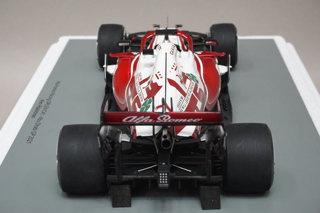 1:18 SPARK 18S607 Alfa Romeo Racing ORLEN C41 Abu Dhabi GP 2021 #7