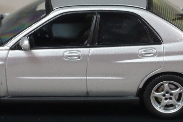 1:43 ixo MOC002 Subaru Impreza 2.0 WRX 2001 Silver